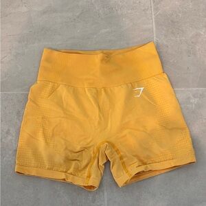 Gymshark Women's Athletic Yellow Shorts